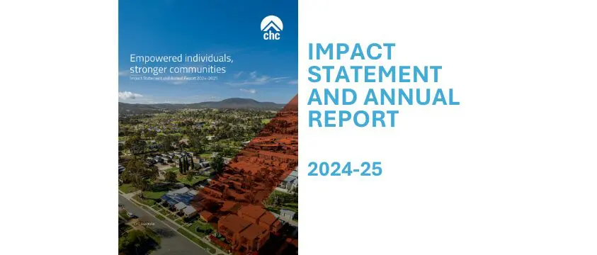 CHC 2024–25 Impact Statement and Annual Report is now available