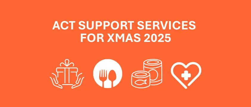 Support services open this Christmas to support Canberrans