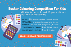 2023 Easter Colouring Competition for Kids