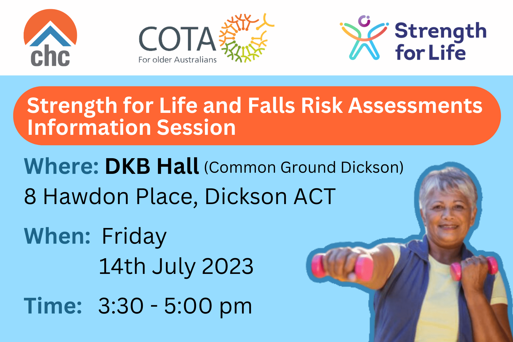 Strength for Life program and Falls Risk Assessments - CHC