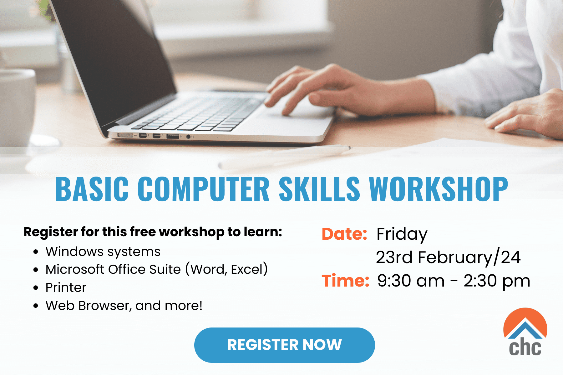 Basic Computer Skills Workshop Chc
