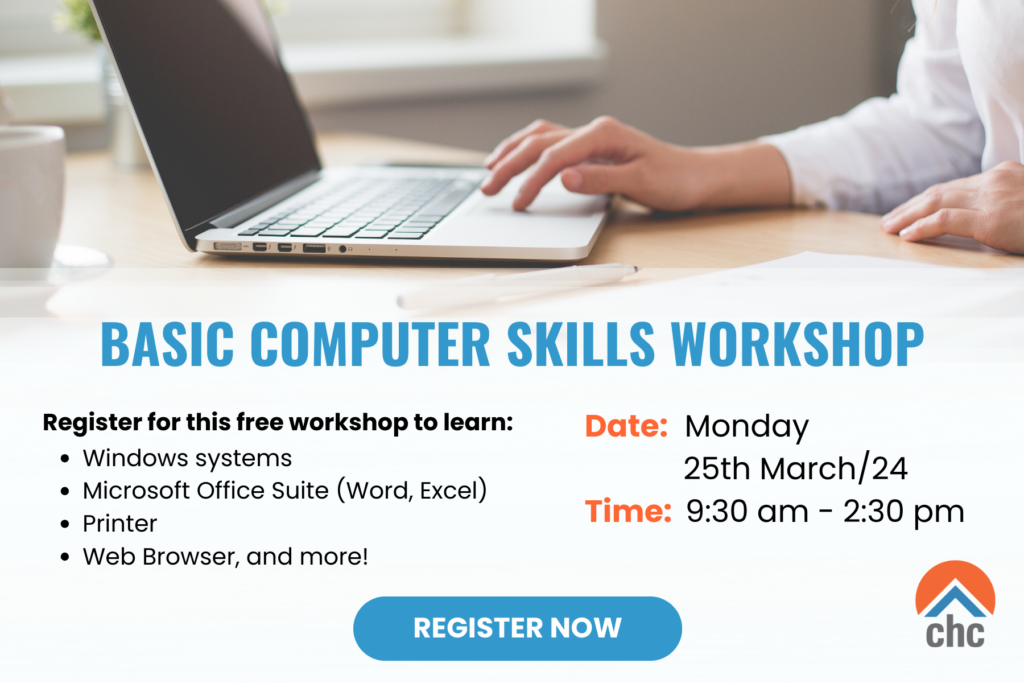 Basic Computer Skills Workshop - 25/03/24