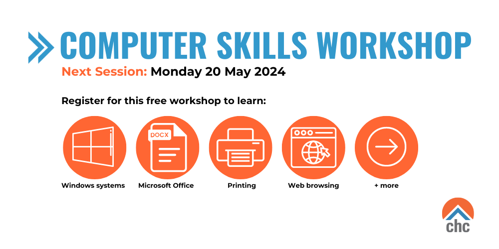Basic Computer Skills Workshop - 20 May 2024